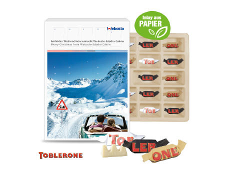 Product image Adventskalender mit TOBLERONE Mix Werbeartikel