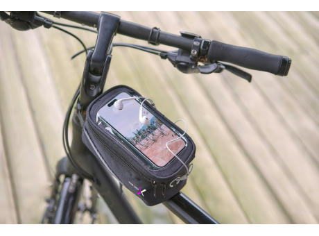 Fahrradlenkertasche aus Polyester (600D) Priya Werbeartikel