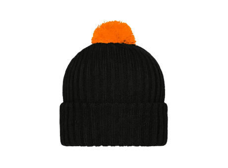 Product image Knitted Cap with Pompon - Trendige Pomponmütze in vielen Farben Werbeartikel