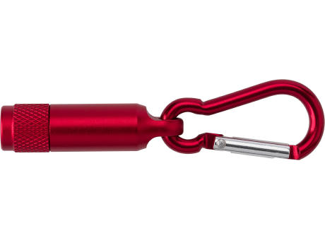 Product image Mini-Taschenlampe aus Aluminium mit Karabiner Tracy bedrucken