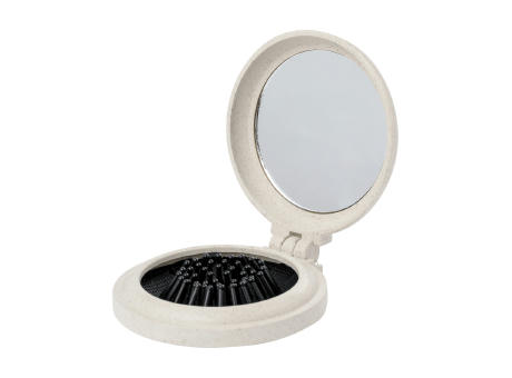 Spiegel mit Haarbürste Webrush bedrucken