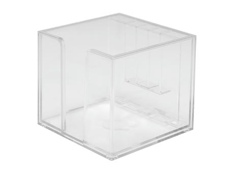 Zettelbox mit Köcher "Sigma", doppelwandig Werbeartikel