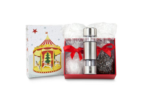 Geschenkset / Präsenteset: Weihnachtsduett Salz & Pfeffer bedrucken