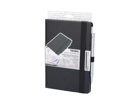 TROIKA Notizblock BLACK SLIMPAD A5 Werbeartikel