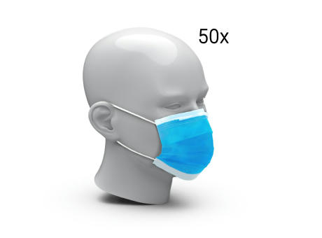 Gesichtsmaske "Einweg" 50er Set Werbeartikel