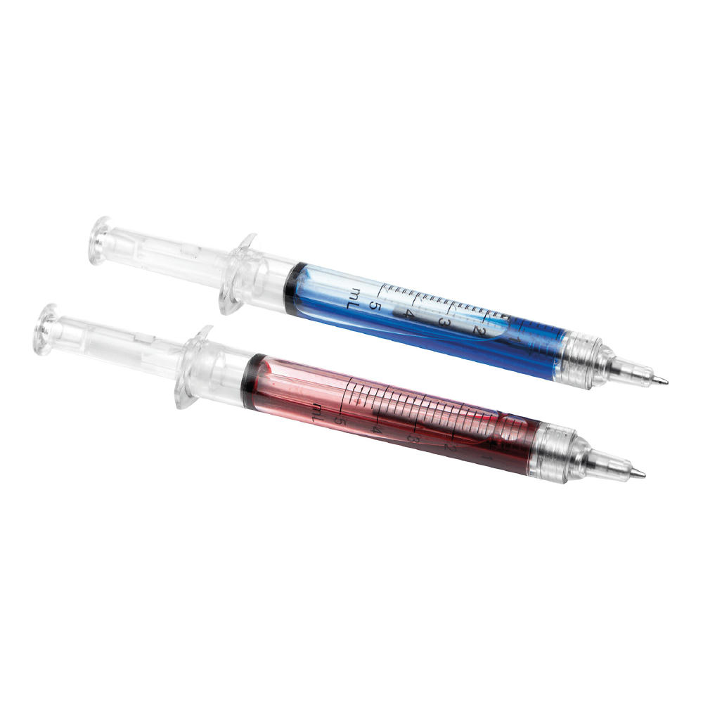 INJECTION - Transparenter Kugelschreiber Werbeartikel