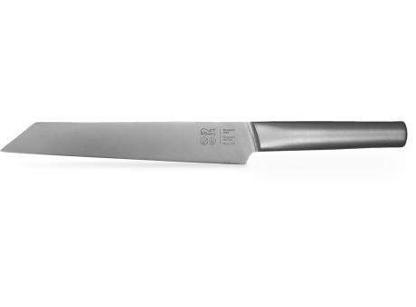 RICHARTZ CHEF de cuisine: Kochmesser mit Edelstahlgriff in der Seitenansicht – Messer mit Gravur Ihres Logos