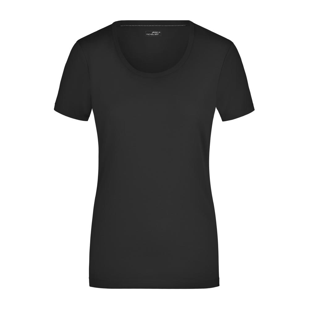Ladies' Stretch Round-T - T-Shirt aus weichem Elastic-Single-Jersey Werbeartikel