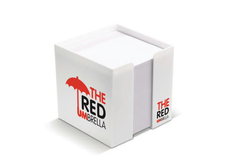 Zettelbox 10x10x10cm bedrucken