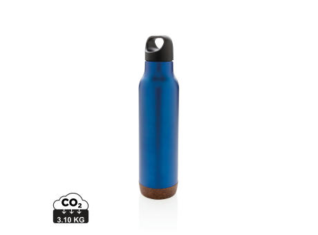 Auslaufsichere Vakuum-Flasche mit Kork Werbeartikel
