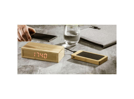 Solar Powerbank 8000+ Wireless Charger Ladegerät Werbeartikel