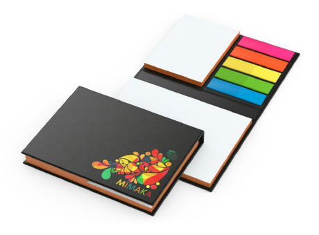 Haftnotiz-Set London Bookcover White Bestseller, 50/50 Blatt, Farbschnitt Werbeartikel