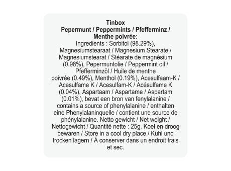 TinBox Pfefferminz Werbeartikel