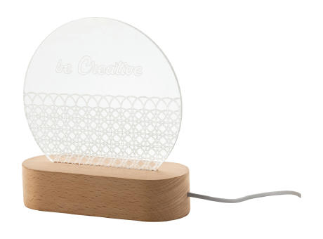 LED-Trophäe Woodify Werbeartikel