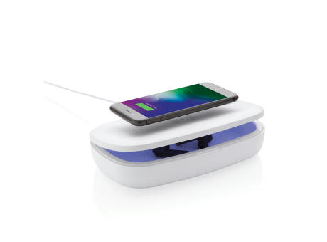 UV-C Sterilisations-Box mit 5W Wireless Charger Werbeartikel