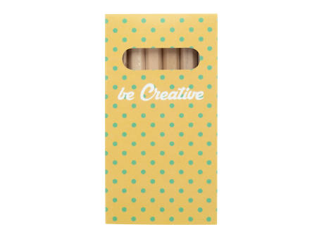 Individuelles Buntstifte-Set (6 Stk.) Penxil 6 Werbeartikel