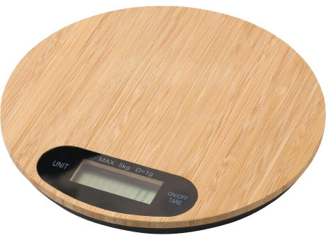 Küchenwaage aus Bambus Reanne Werbeartikel