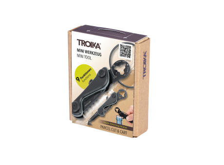 TROIKA Mini-Werkzeug PARCEL CUT & CART Werbeartikel