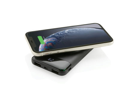 10.000 mAh Wireless Powerbank mit Watch-Charger bedrucken