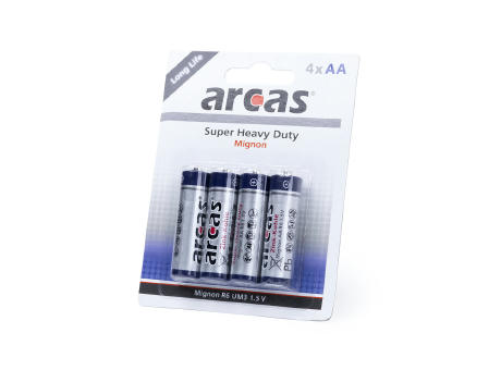 Blister 4 Batterien 1,5V AA/ R06 bedrucken