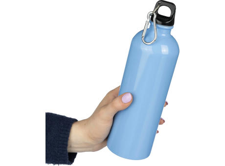 Recycelte einwandige Edelstahlflasche (750 ml) Emeric Werbeartikel