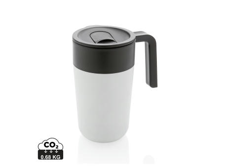 Product image GRS recycelte PP und Stainless Steel Tasse mit Griff bedrucken