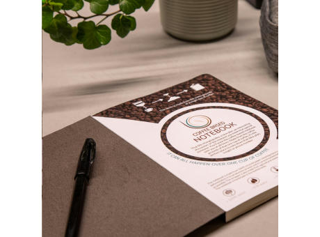 Coffee Notebook A5 Notizbuch Werbeartikel