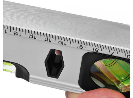 Aluminium-Wasserwaage "Profi Level 300 grau" Werbeartikel