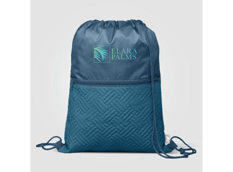 Sora Rucksack mit Kordelzug gesteppt aus recyceltem Material – 6 L Werbeartikel