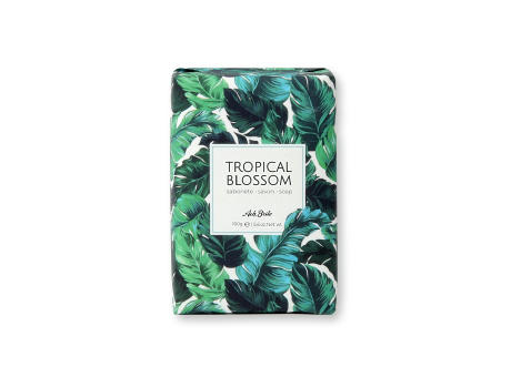 TROPICAL BLOSSOM. Mit Olivenöl angereicherte Seifen (160 g) Werbeartikel