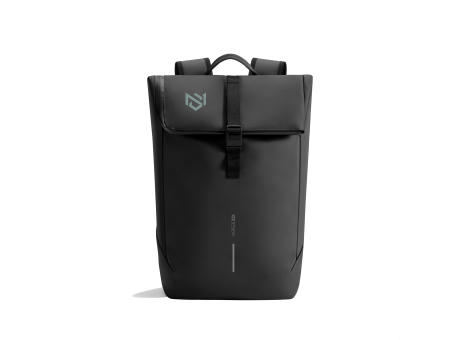 Urban wasserabweisender Flap-Top Rucksack bedrucken