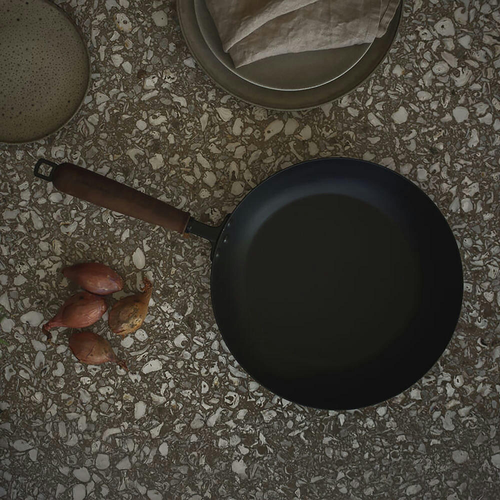 Orrefors Jernverk Geschmiedete Bratpfanne  BlackSmith Serie Werbeartikel