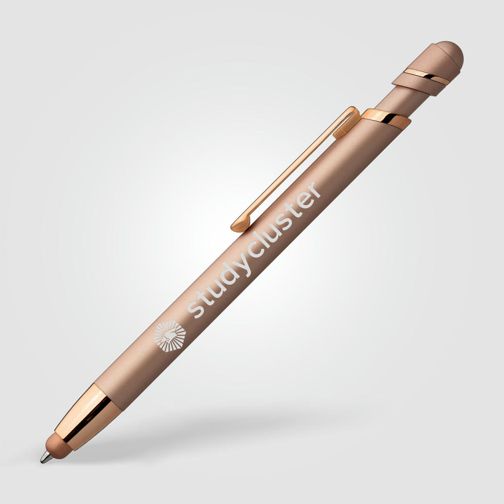 Atlantic Softy Metallic Kugelschreiber - m/Stylus Werbeartikel
