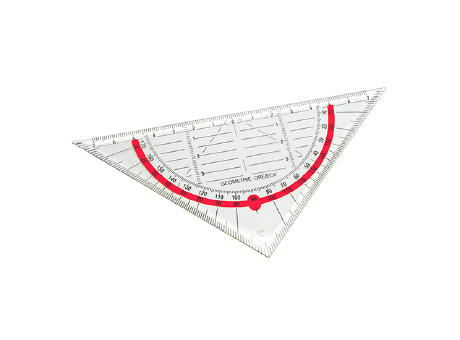 Grundfarbe glasklar, Zusatzfarbe rot