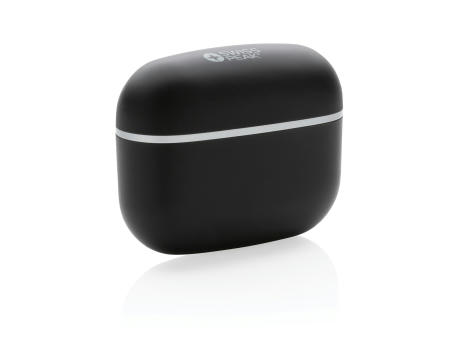 Swiss Peak TWS Ohrhörer 2.0 aus RCS recyceltem Kunststoff Werbeartikel