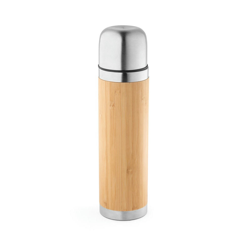 Product image CEYLON. Thermoskanne aus Bambus und Edelstahl 450 ml Werbeartikel