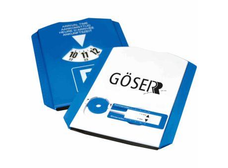 Parkscheibe Duo Plus mit Reifenprofilmesser Werbeartikel