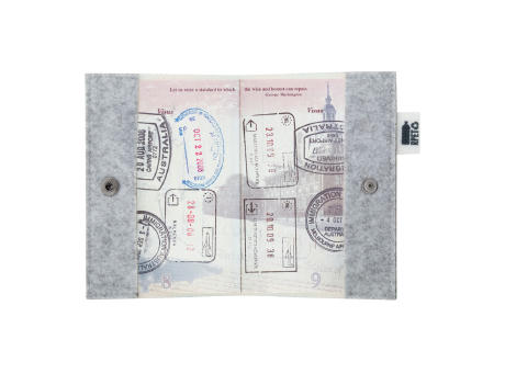 individuelle RPET Ausweishülle CreaFelt Pass Werbeartikel