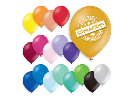 Metallicballon Größe L, ca. 100/110 cm Umfang Werbeartikel