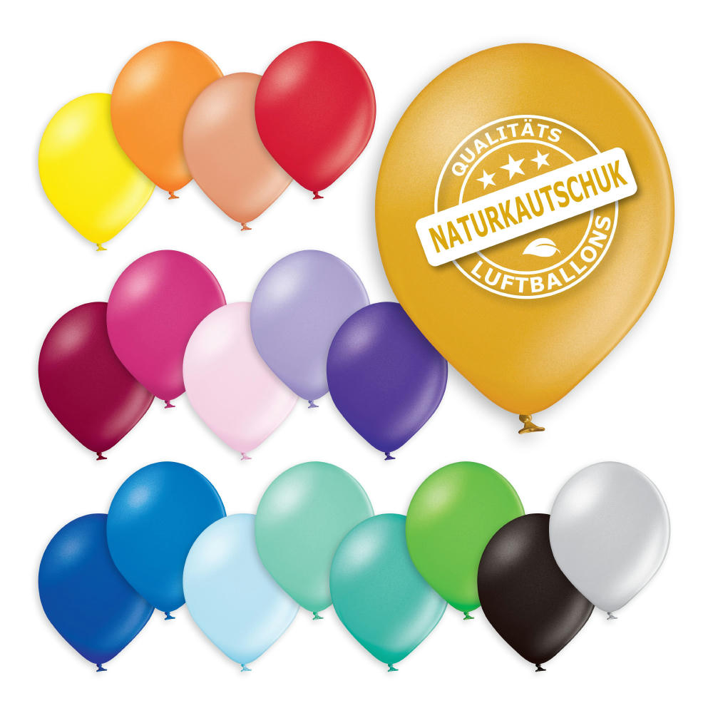 Product image Metallicballon Größe L, ca. 100/110 cm Umfang Werbeartikel