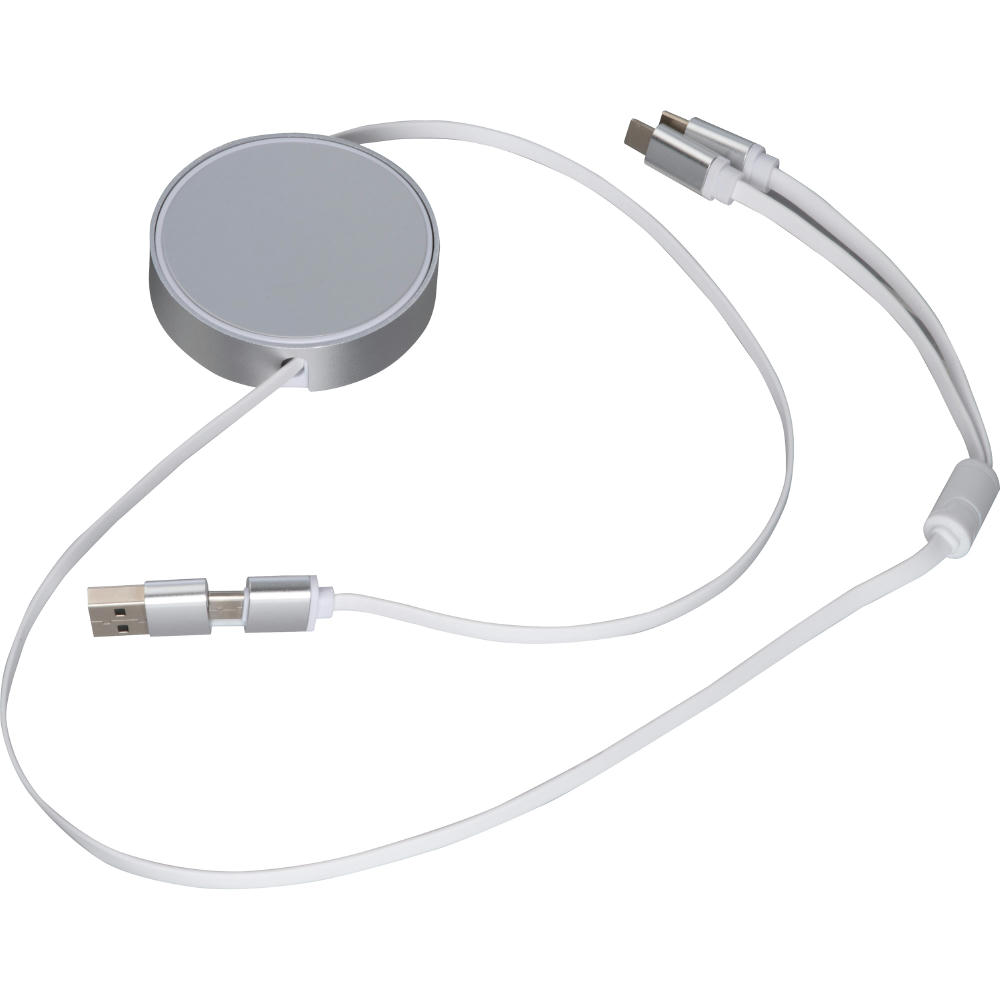 Product image Ladekabel aus recyceltem Aluminium Ostend Werbeartikel