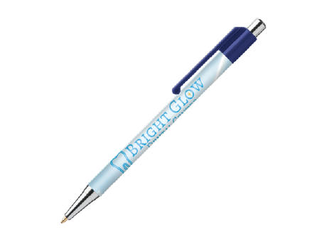 Product image BATAM Kugelschreiber Chrome mit farbigen Akzenten und 4c-Druck all-over Werbeartikel