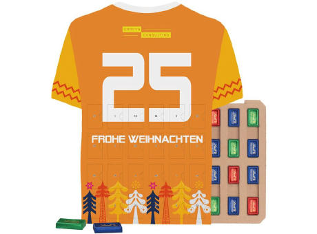 Product image Täfelchen Adventskalender Trikot ECO Werbeartikel