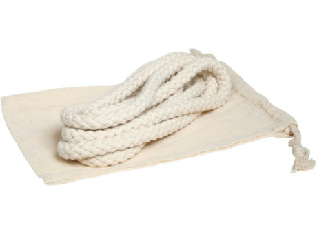 Springseil - Baumwolle natur Werbeartikel