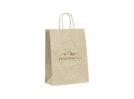 Leaf It Bag Wide aus recyceltem Graspapier (90 g/m²) M bedrucken
