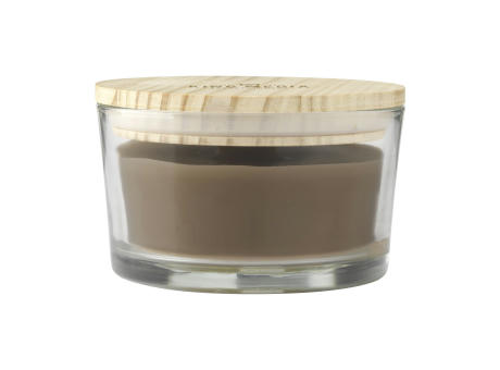 Wooosh Flame Scented Candle Dark Amber Werbeartikel
