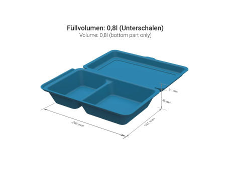 Menübox "ToGo" medium Werbeartikel