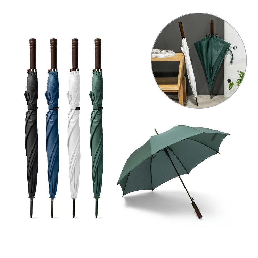 Product image APOLO. Regenschirm aus recyceltem Polyester (100% rPET) Pongé mit automatischer Öffnung Werbeartikel