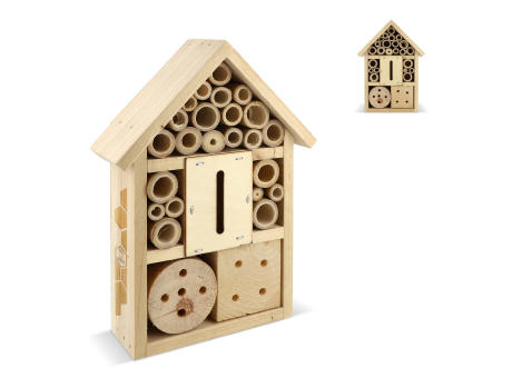 Insektenhotel aus FSC-Holz Werbeartikel