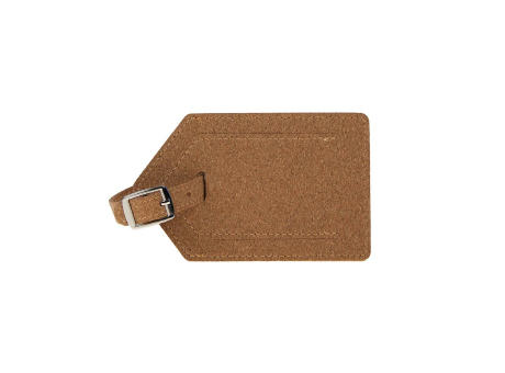 Eco Luggage Tag Cork Werbeartikel